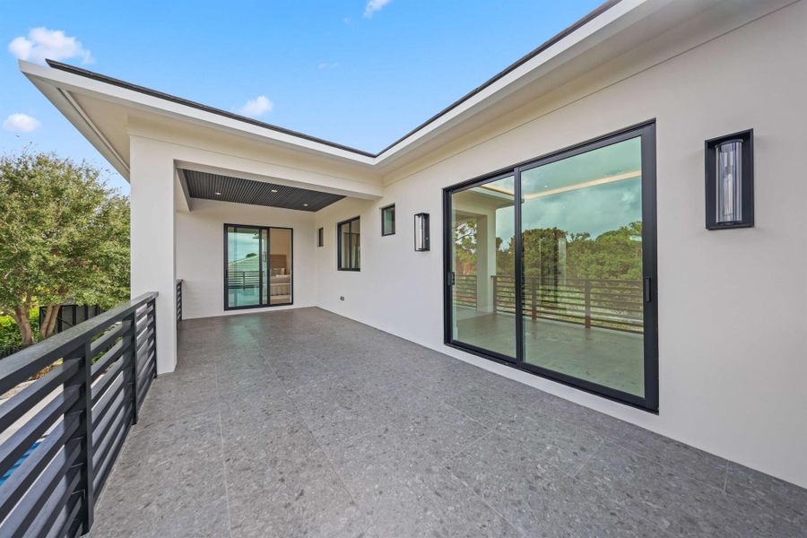 Front exterior of a new home in , Boynton Beach, FL, highlighting curb appeal (Image 23).