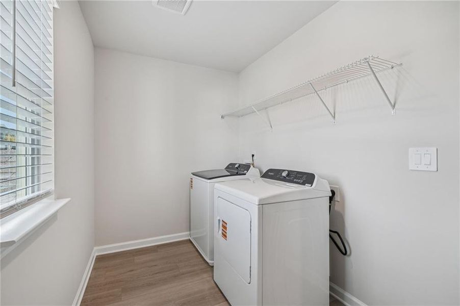 Furnished interior view inside a new home in Parkside at Grayson, Grayson (Image 8).