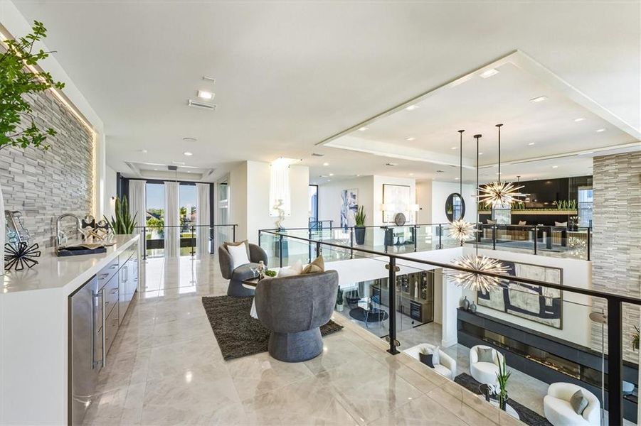 Furnished interior view inside a new home in Legends Bay, Bradenton (Image 47).