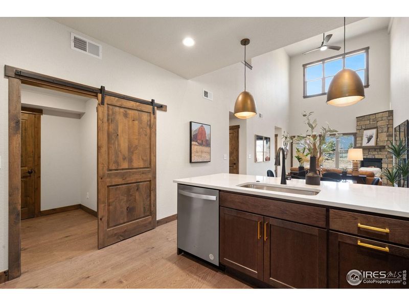 Furnished interior view inside a new home in , Estes Park (Image 15).