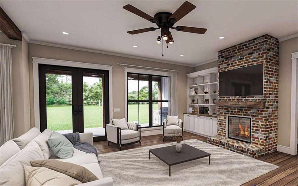 Furnished interior view inside a new home in , Maysville (Image 8).