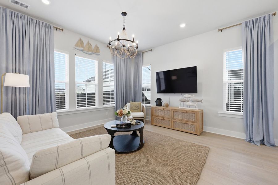 Furnished interior view inside a new home in Carnes Crossroads, Summerville (Image 12).