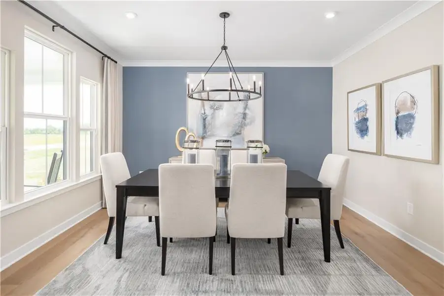 Furnished interior view inside a new home in , Commerce (Image 5).