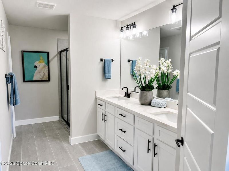 Furnished interior view inside a new home in St. John's Preserve, Palm Bay (Image 8).