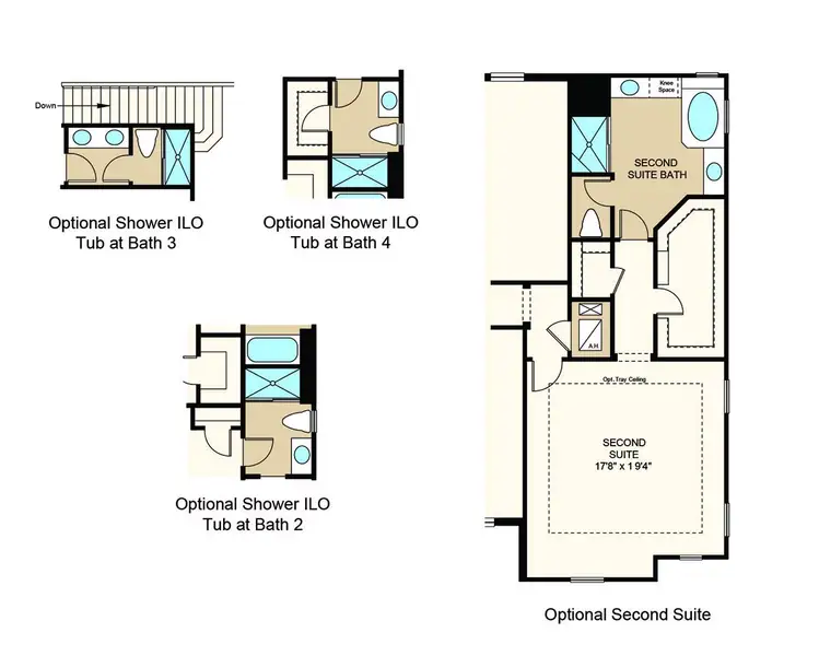 2D floor plan layout of this home in Headwaters at Lofton Creek, Yulee, FL (Image 4). 2D floor plan layout of this home in Headwaters at Lofton Creek, Yulee, FL (Image 4).