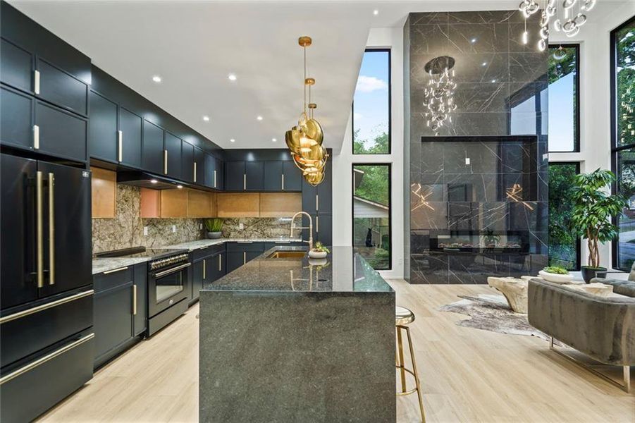 Furnished interior view inside a new home in , Atlanta (Image 12).