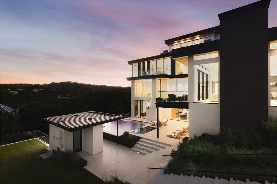 Exterior details and patio area of a home in , Austin (Image 4).
