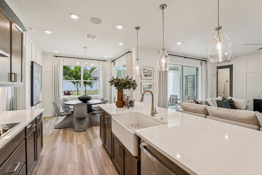 Representative furnished interior of a home built from the Briella by Risewell Homes in Country Club Estates, Palm Bay (Image 13).