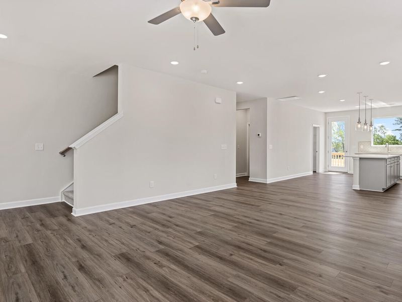 Spacious, unfurnished interior of a new home in Camden Park, Knightdale (Image 17). Spacious, unfurnished interior of a new home in Camden Park, Knightdale (Image 17).