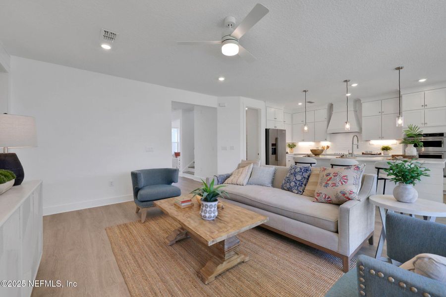 Furnished interior view inside a new home in Seaside Vista, St. Augustine (Image 15).