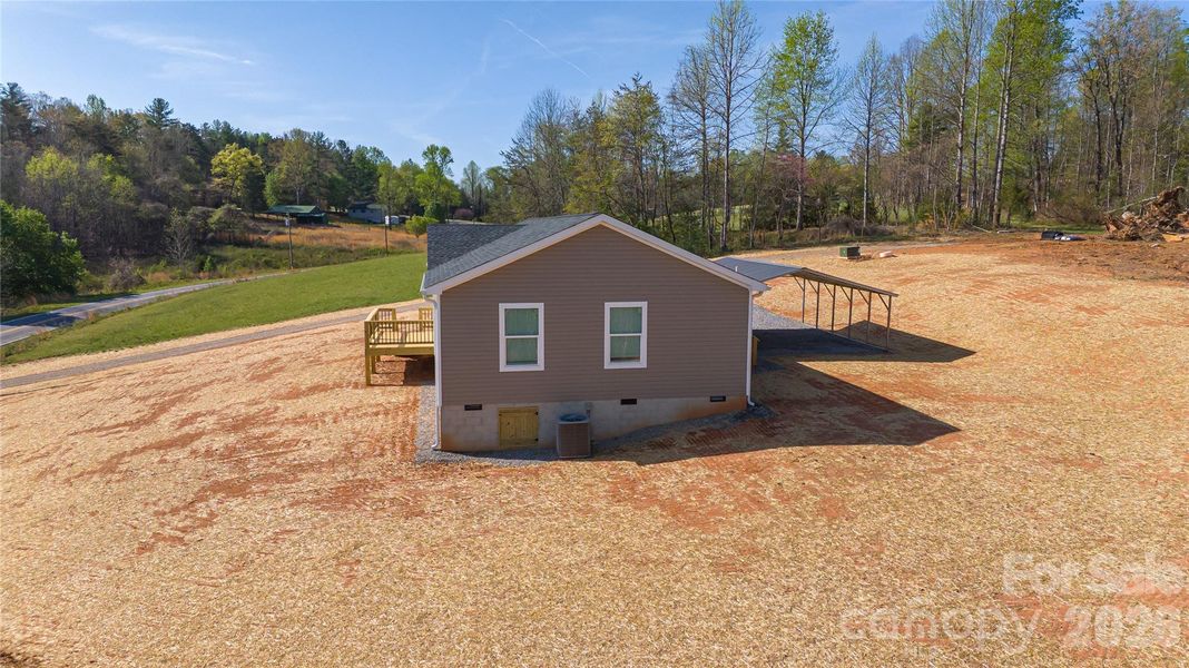 Exterior details and patio area of a home in , Morganton (Image 16). Exterior details and patio area of a home in , Morganton (Image 16).