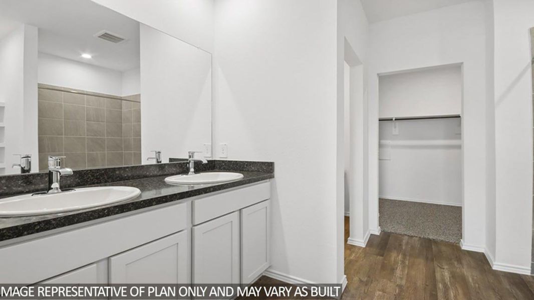 Furnished interior view inside a new home in Harrington Trails at The Canopies, Splendora (Image 5).