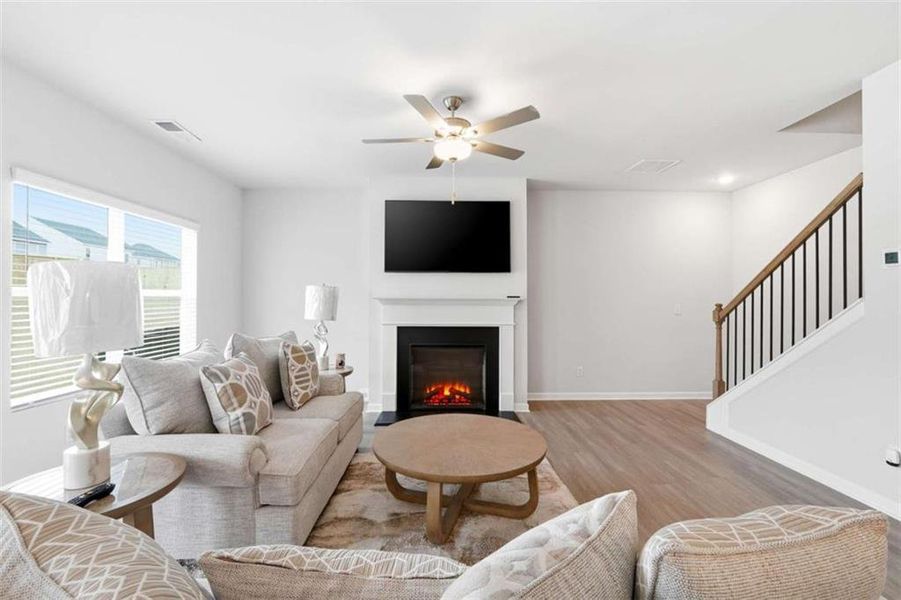 Furnished interior view inside a new home in Neely Farm, Covington (Image 8).