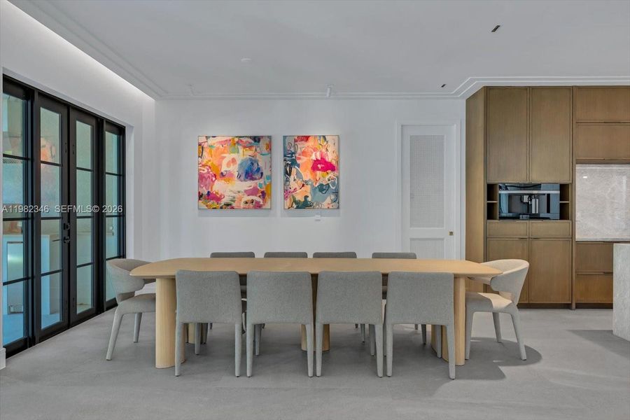 Furnished interior view inside a new home in , Miami (Image 6).