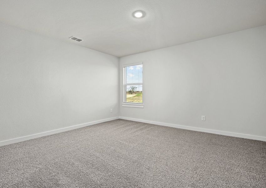 The secondary bedrooms are the perfect space for children's bedrooms and guest rooms.