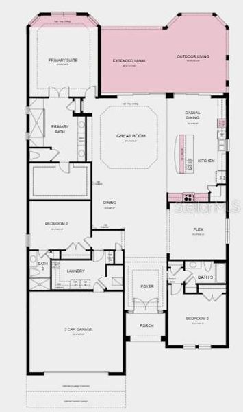 2D floor plan layout of this home in Westview Community Group Page, Kissimmee, FL (Image 2). 2D floor plan layout of this home in Westview Community Group Page, Kissimmee, FL (Image 2).