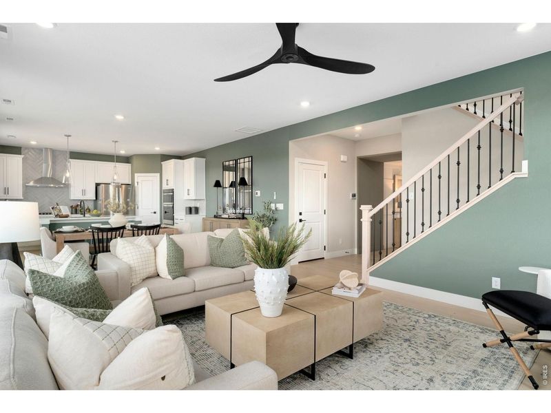 Furnished interior view inside a new home in Hidden Creek, Frederick (Image 14).