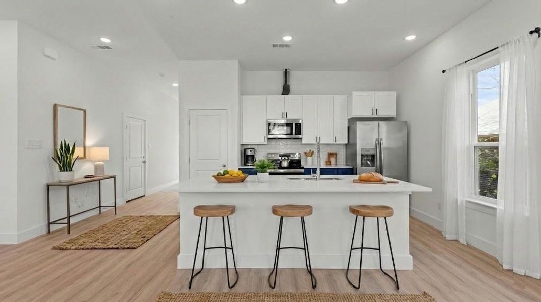 Furnished interior view inside a new home in , Denison (Image 9).
