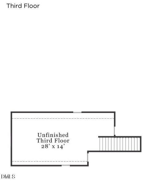 2D floor plan layout of this home in The View, Durham, NC (Image 7).