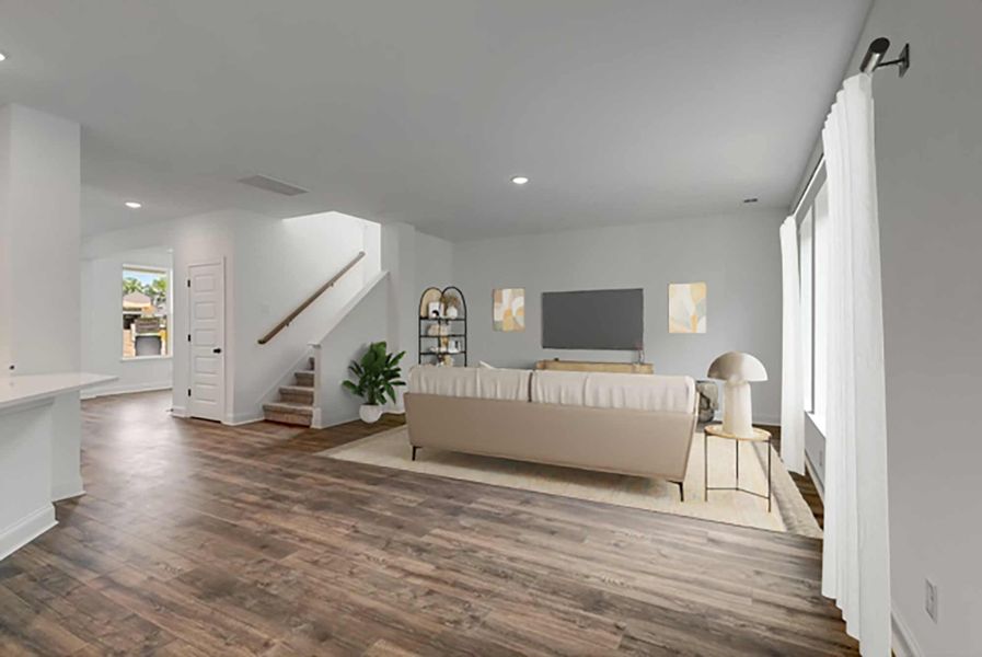 The Boxwell - Family Room The Boxwell - Family Room