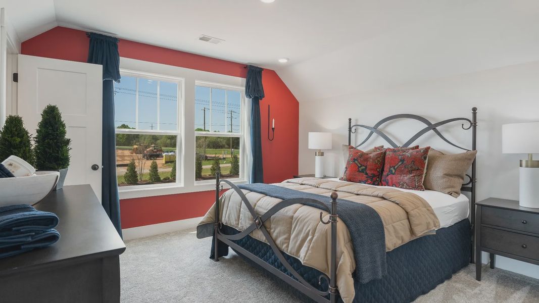 Bedroom of The Sutherland Design by DRB Homes