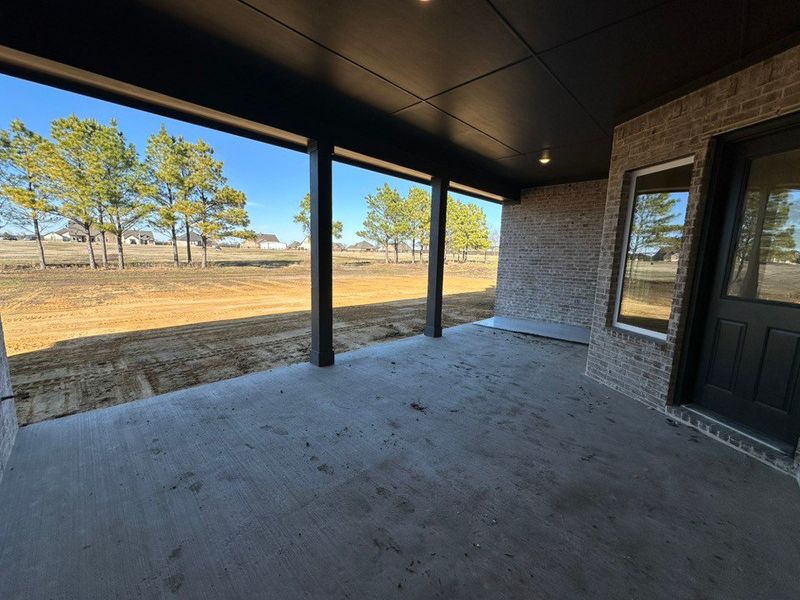 Exterior details and patio area of a home in Fannin Ranch, Anna (Image 5).
