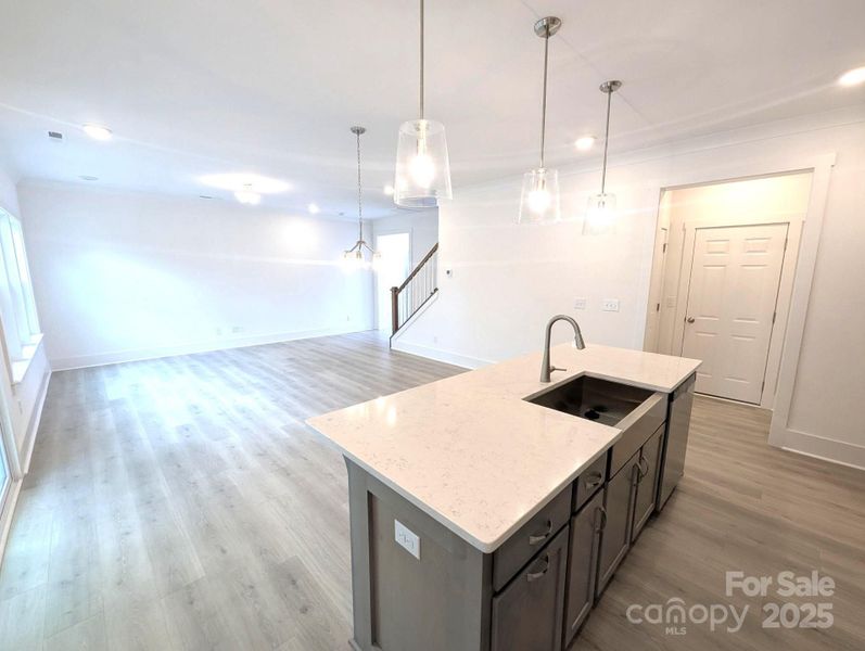 Furnished interior view inside a new home in Edgewater - The Cottages, Lancaster (Image 8). Furnished interior view inside a new home in Edgewater - The Cottages, Lancaster (Image 8).