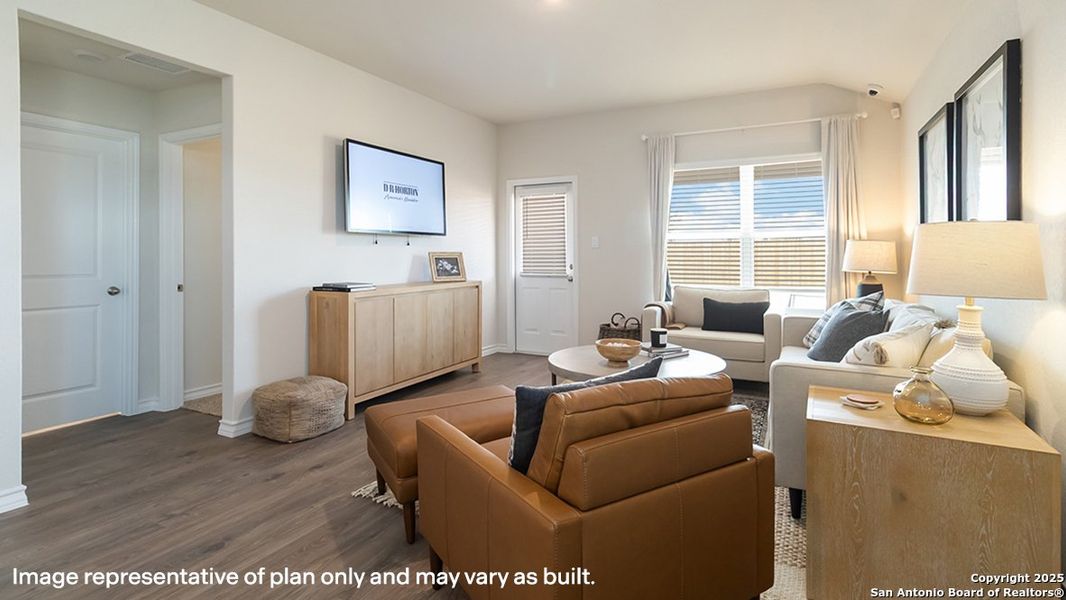 Furnished interior view inside a new home in Riverstone at Westpointe, San Antonio (Image 4).
