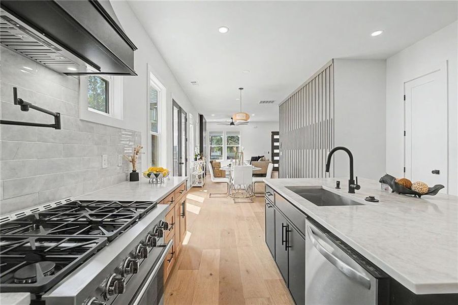 Furnished interior view inside a new home in , Atlanta (Image 7).