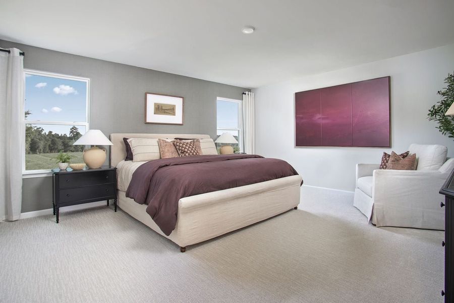 Representative furnished interior of a home built from the Plan 2338 Modeled by KB Home in Elyse Meadows, Lillington (Image 6).