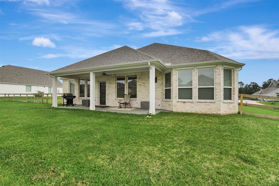 Exterior details and patio area of a home in Lone Star Landing, Montgomery (Image 4).