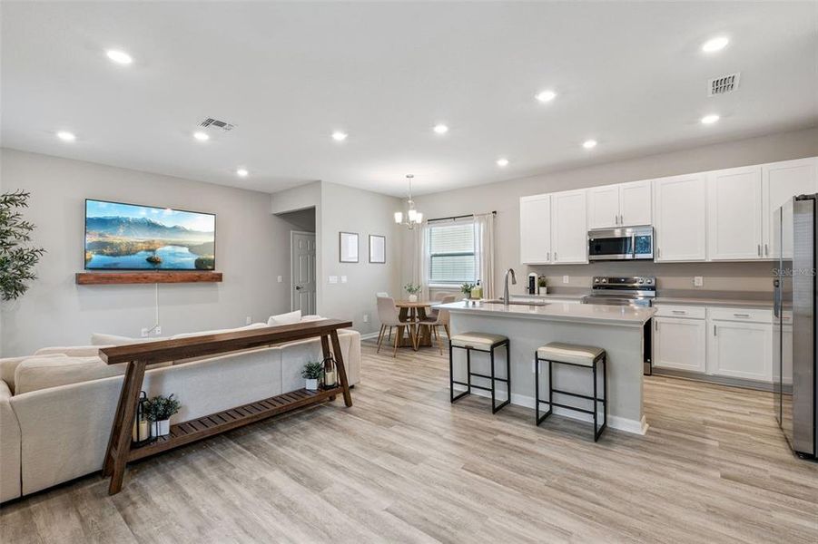 Furnished interior view inside a new home in , St. Cloud (Image 8).