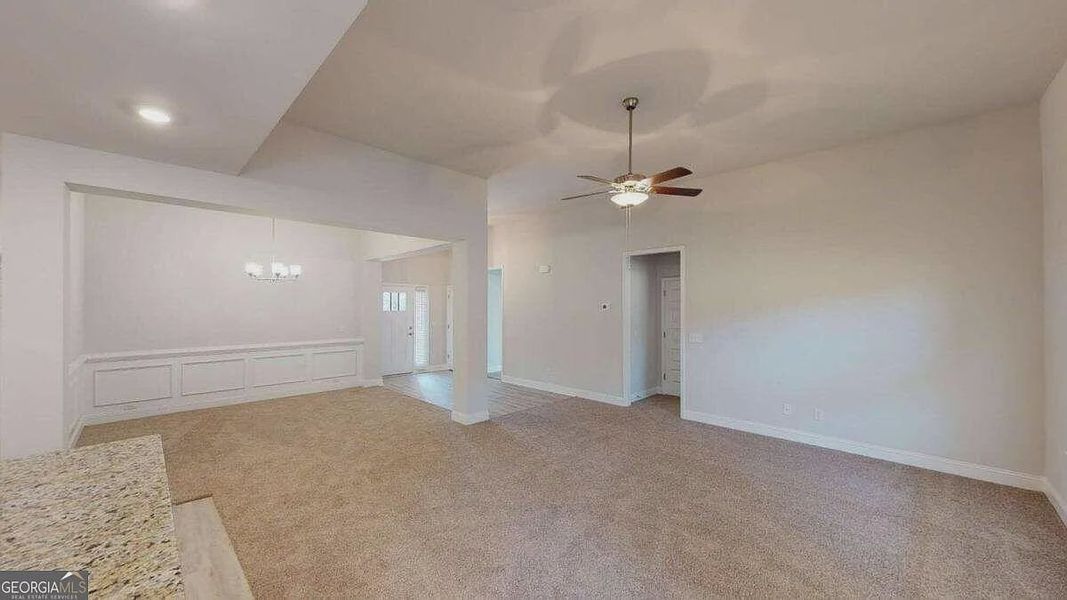 Spacious, unfurnished interior of a new home in Carson's Walk, Macon (Image 3).