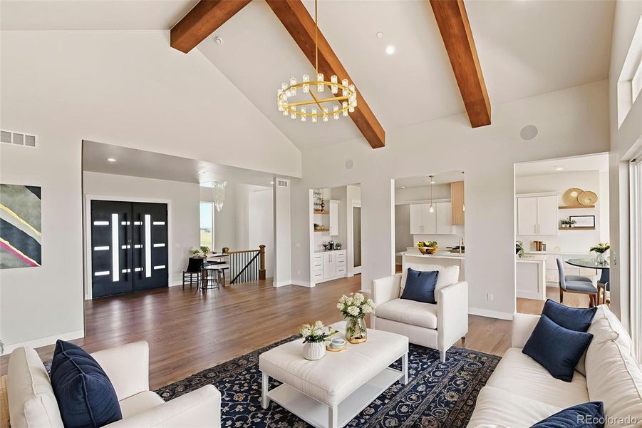 Furnished interior view inside a new home in , Brighton (Image 17).