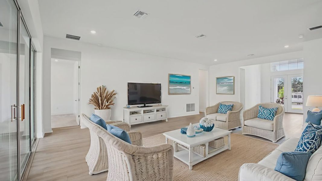 The Virtually Staged Living Room