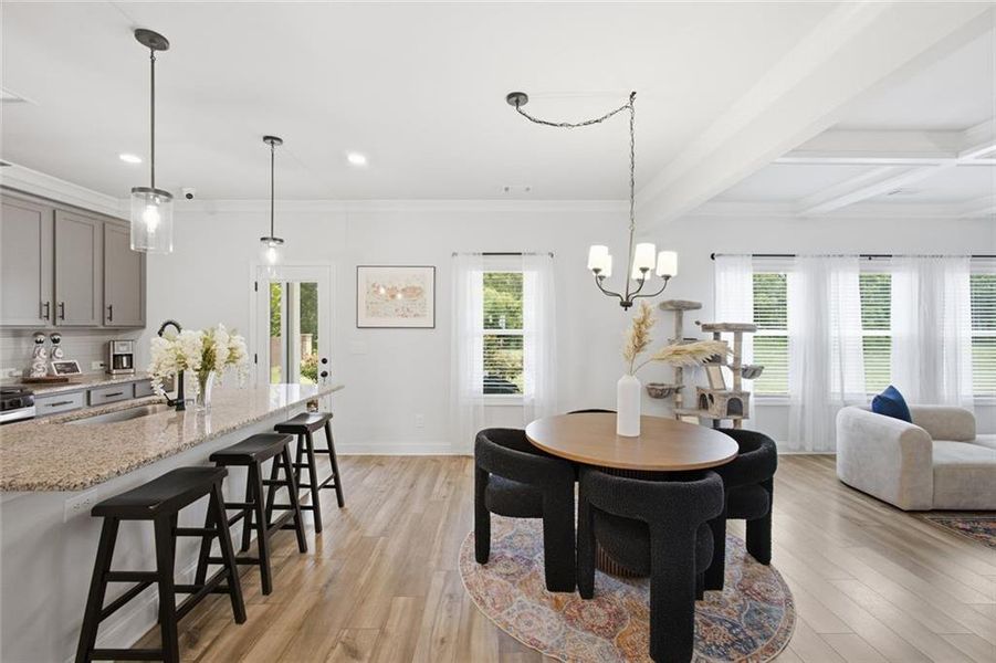 Furnished interior view inside a new home in Westgate Estates, Loganville (Image 39).