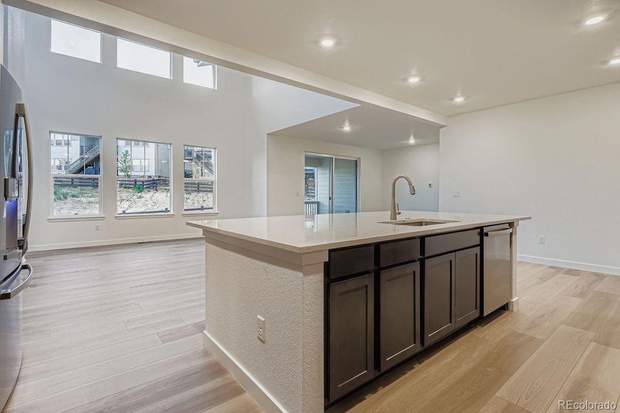Furnished interior view inside a new home in Macanta: The Grand Collection, Castle Rock (Image 8).