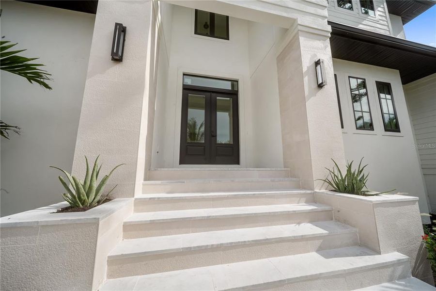 Exterior details and patio area of a home in , Longboat Key (Image 52). Exterior details and patio area of a home in , Longboat Key (Image 52).