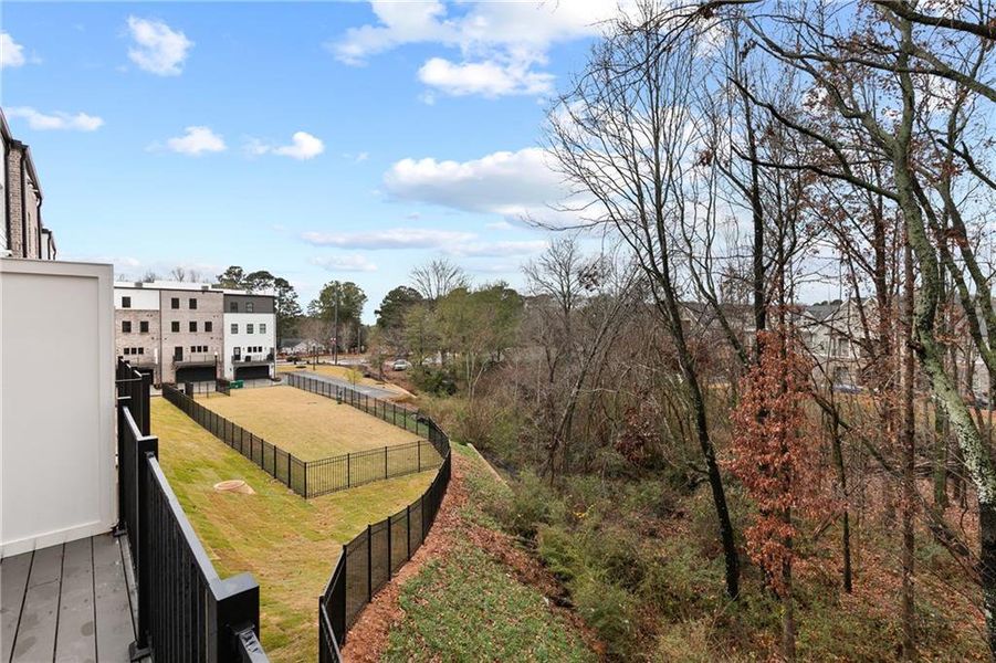 Exterior details and patio area of a home in , Sugar Hill (Image 28).