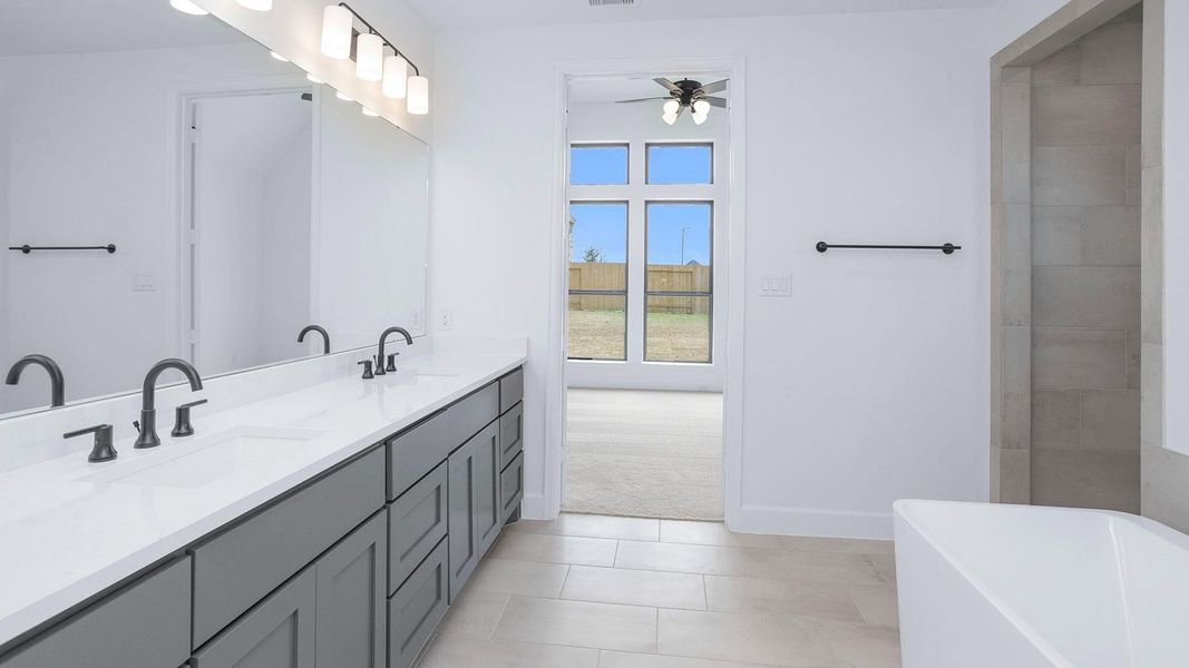 Furnished interior view inside a new home in Briarley, Montgomery (Image 5).