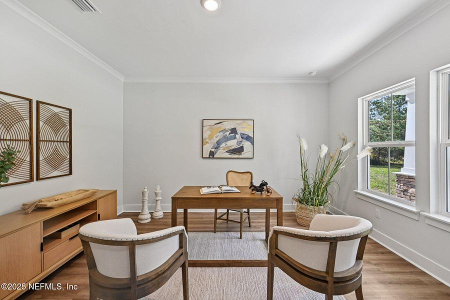 Furnished interior view inside a new home in , Fernandina Beach (Image 11).