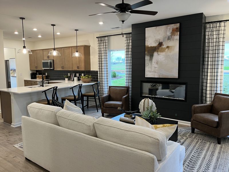 Furnished interior view inside a new home in Winston Place, Gallatin (Image 15).
