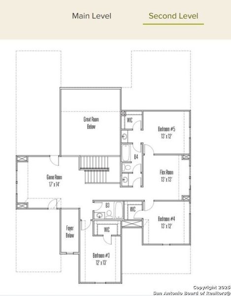 2D floor plan layout of this home in Haby Hill 60s, San Antonio, TX (Image 4). 2D floor plan layout of this home in Haby Hill 60s, San Antonio, TX (Image 4).