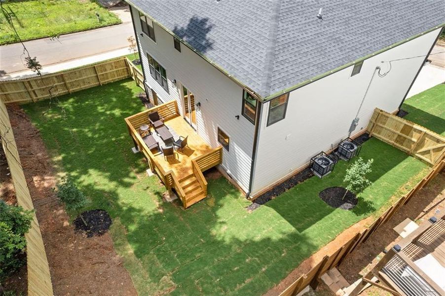 Exterior details and patio area of a home in , Scottdale (Image 33). Exterior details and patio area of a home in , Scottdale (Image 33).