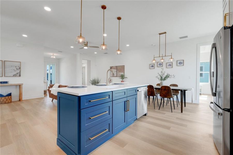 Furnished interior view inside a new home in , Hernando Beach (Image 16). Furnished interior view inside a new home in , Hernando Beach (Image 16).