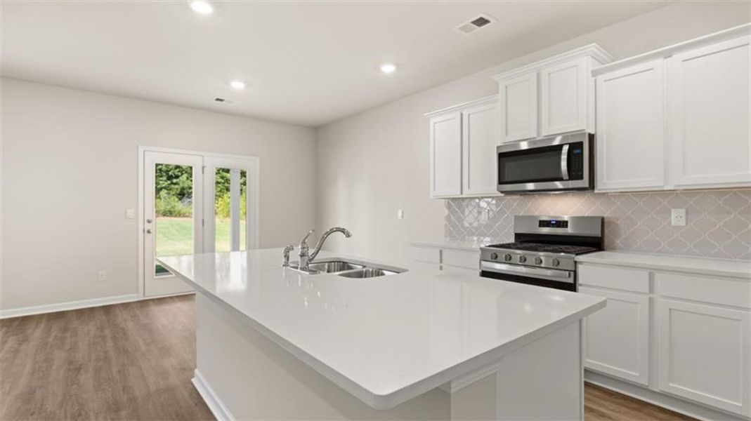 Furnished interior view inside a new home in , Winder (Image 4).