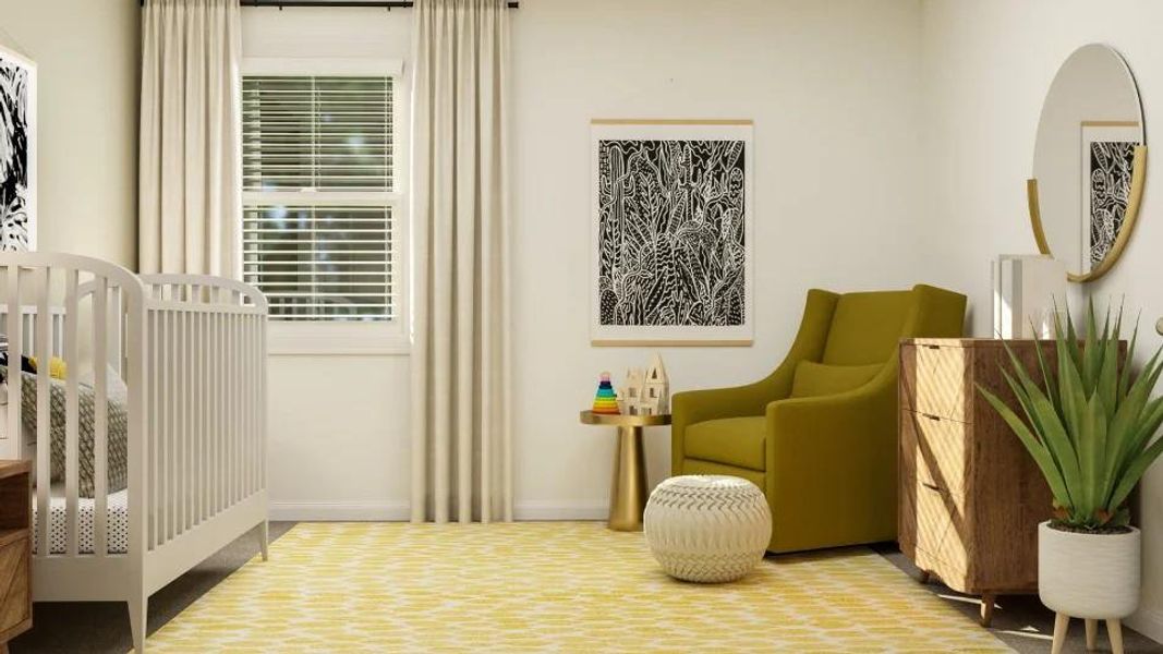 Furnished interior view inside a new home in Meadowlark Preserve, Pflugerville (Image 5).