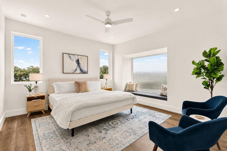 Furnished interior view inside a new home in , Austin (Image 15).