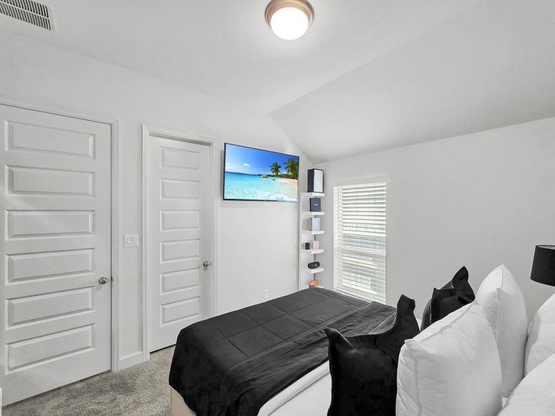 Furnished interior view inside a new home in Artavia, Conroe (Image 38).