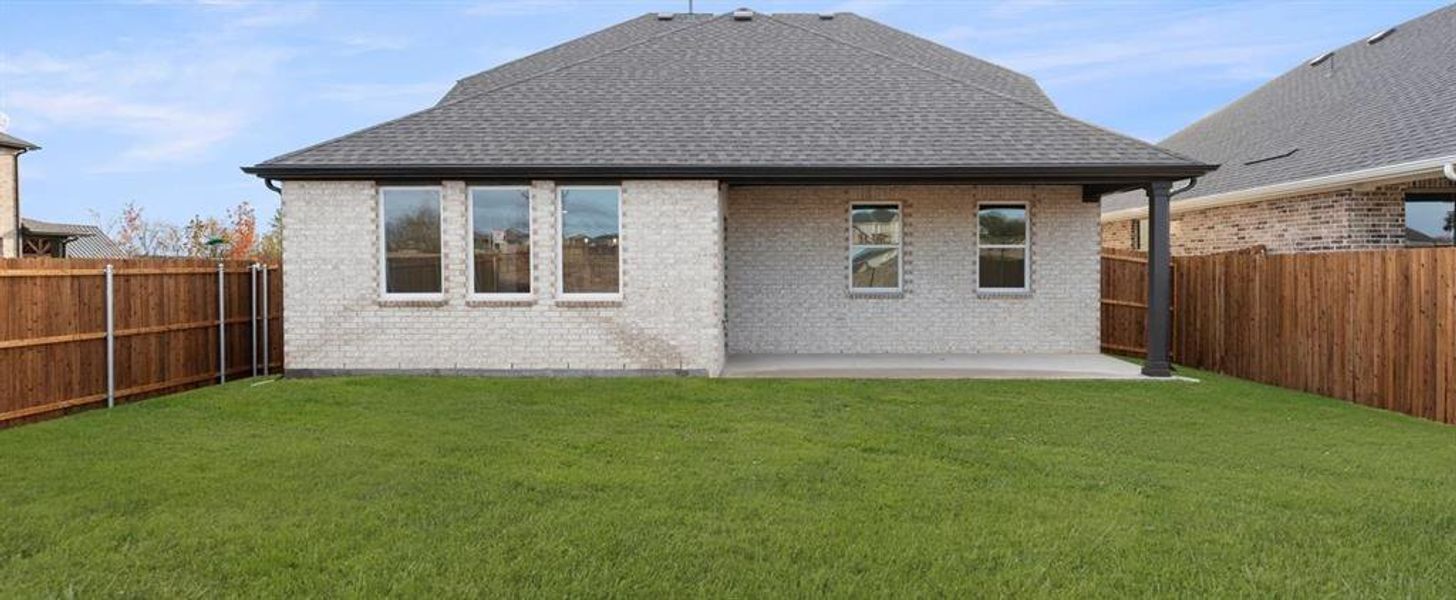 Exterior details and patio area of a home in Meadow Park, Melissa (Image 4). Exterior details and patio area of a home in Meadow Park, Melissa (Image 4).